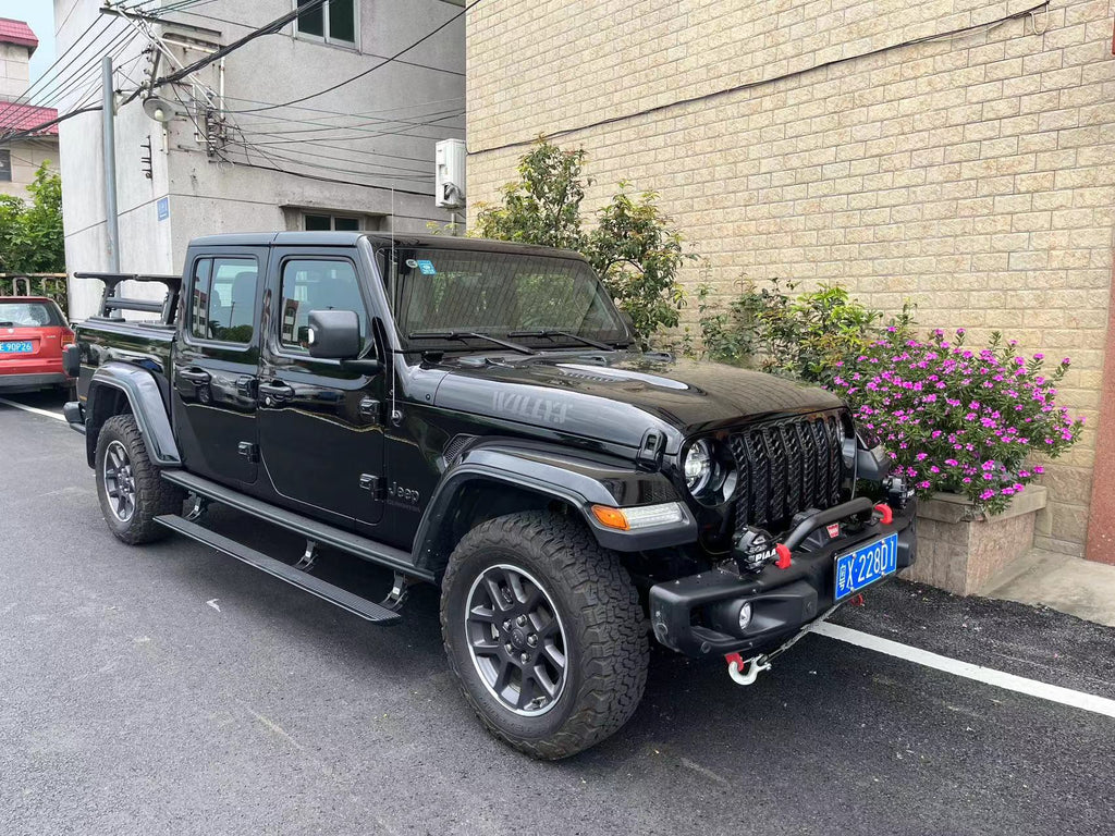 Aluminum Alloy Electric Running Boards for Trucks & SUVs - Auto Retractable Car Side Steps | Non-Slip & Durable (Fits Most South American Vehicles)